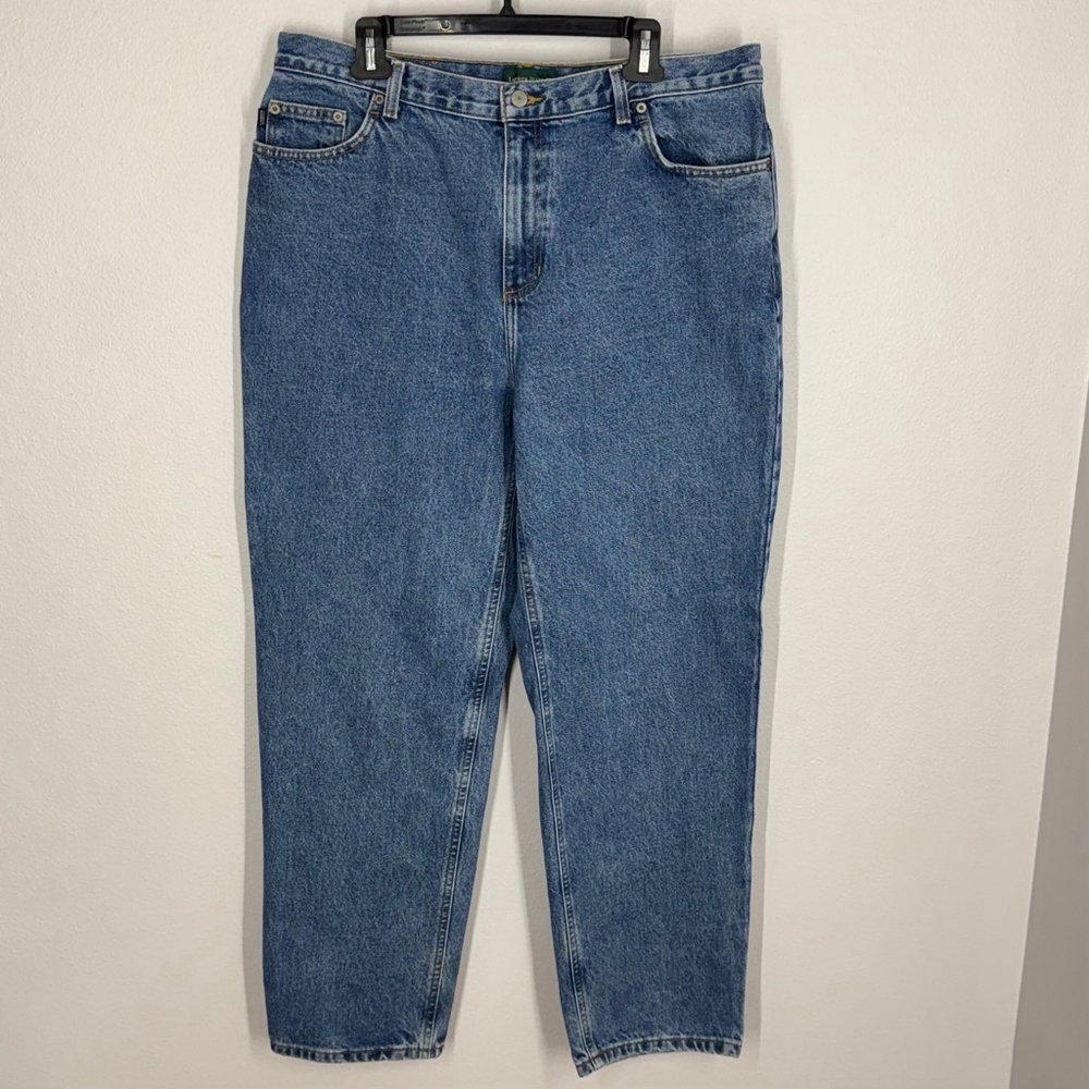 Lauren Ralph Vintage Plus Size 16W High-Rise Straight-Leg Jeans 100% Cotton Y2K
